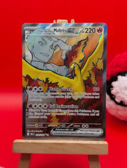 Team Rocket's Moltres EX - 208/182 - Destined Rivals - Secret Rare Pokemon NM - Image 1