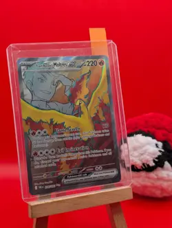 Team Rocket's Moltres EX - 208/182 - Destined Rivals - Secret Rare Pokemon NM - Image 3