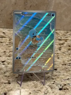 Squirtle 170/165 Illustration Rare Pokemon 151 IR English Pokemon TCG LP - Image 2