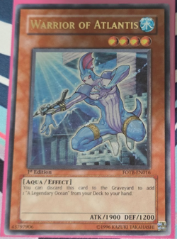 Warrior of Atlantis Force of the Breaker FOTB-EN016 1st Edition Ultimate Rare LP - Image 1