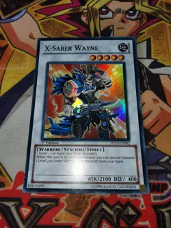 X-Saber Wayne 5ds3-en042 1st Edition (VLP) Super Rare Yu-Gi-Oh! - Image 3