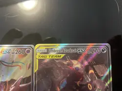 Pokemon Tag Team GX Promo Holo Espeon & Deoxys GX, Umbreon & Darkrai GX Lot - Image 4