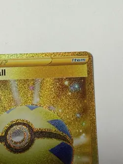 Quick Ball 216/202 Pokemon Sword & Shield Base Set Gold Holo Secret Rare NM - Image 3