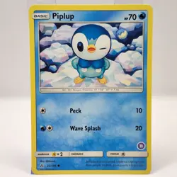 Piplup 32/156 Pokemon TCG Trainer Kit Promo #11 NM/M - Image 1