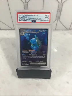2023 Pokemon 151 Blastoise EX Illustration PSA 9 Mint 200/165 Mew-EN 151 SIR - Image 1