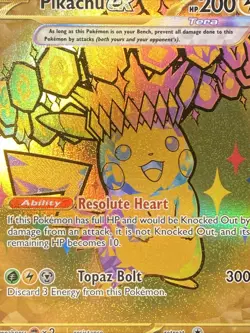 Pokemon TCG Pikachu ex 179/131 Sv: Prismatic Evolutions Hyper Rare Holo - Image 3