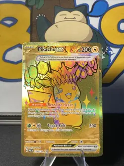 Pokemon TCG Pikachu ex 179/131 Sv: Prismatic Evolutions Hyper Rare Holo - Image 4