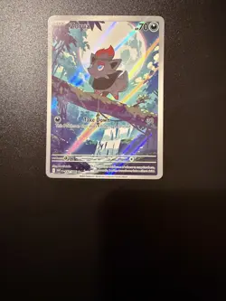 Pokemon TCG: Zorua 142/086 - Illustration Rare - White Flare - English NM - Image 1