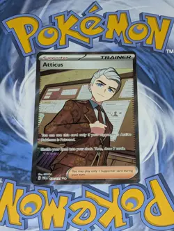 Atticus 134 & Hippopotas 052 Pokeball Holo Prismatic Evolutions Pokemon Tcg Nm-M - Image 3