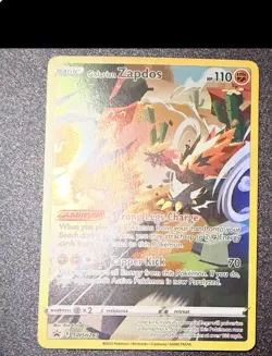 Galarian Zapdos SWSH283 Full Art Holo Black Star Promo Illustration Rare Pokemon - Image 1