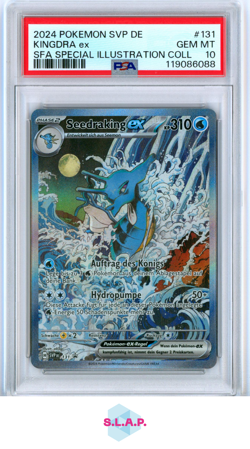 KINGDRA EX SFA SPECI4L ILL COLL POKEMON GER SVP SV BLCK STR PRM 2024 131 PSA 10 - Image 1