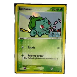 Pokemon TCG Bulbasaur 45/100 Crystal Guardians Reverse Holo Stamped - Image 1
