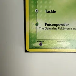 Pokemon TCG Bulbasaur 45/100 Crystal Guardians Reverse Holo Stamped - Image 2