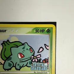 Pokemon TCG Bulbasaur 45/100 Crystal Guardians Reverse Holo Stamped - Image 5