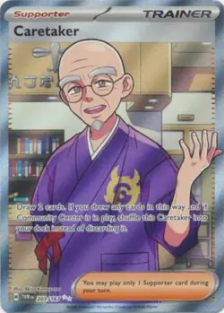 1x Caretaker - 203/167 - Ultra Rare NM-Mint Pokemon SV06 - Twilight Masquerade - Image 1
