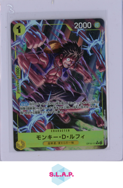 MONKEY D. LUFFY BANDAI OP10-111 ROYAL BLOODLINE ONE PIECE CARD GAME R JAPANESE - Image 1