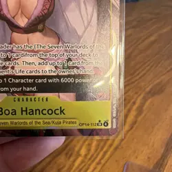 Bandai Boa Hancock OP14-112 Character SR Special Holo 10000 Power One Piece CCG - Image 4
