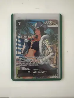 One Piece The Azure Sea’s Seven Ms. All Sunday OP14-084 Alt Art NM English - Image 1