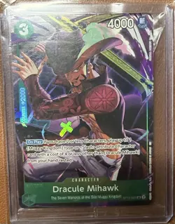 Dracule Mihawk #ST12-003 SR One Piece TCG Illustration Box Vol 4 - Image 1