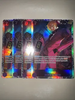 Sanji OP09-065 SR X4 Playset Emperors in the New World One Piece TCG English CCG - Image 1