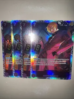 Sanji OP09-065 SR X4 Playset Emperors in the New World One Piece TCG English CCG - Image 5