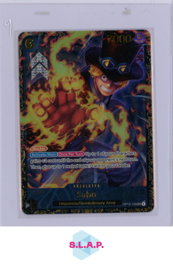 SABO OP13-120 V.1 ONE PIECE 2025 SPECI4L TOURNAMENT PROMO SECRET RARE ENGLISCH - Image 1