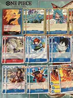One Piece CCG Ace Red/blue Fully Built Deck Whitebeard Pirates - Image 4