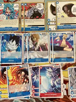 One Piece CCG Ace Red/blue Fully Built Deck Whitebeard Pirates - Image 5