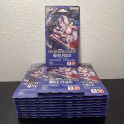 One Piece OP14 Sleeved Booster Pack The Azure Sea's Seven *20 Packs* New Sealed - Image 1