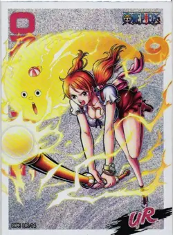 NAMI UR OPEUR-14 STAMPEDE THEME CARD One Piece Anime Collectible Card - Image 1