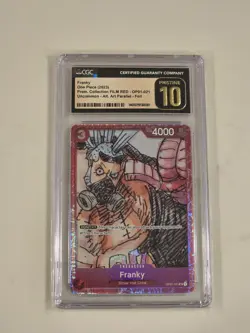 Franky 2023 Film Red CGC Pristine 10 One Piece OP01 021 - Image 1