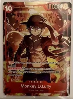 Monkey.D.Luffy ST10-006 SR Treasure Booster Set Promo One Piece TCG SEALED - Image 1