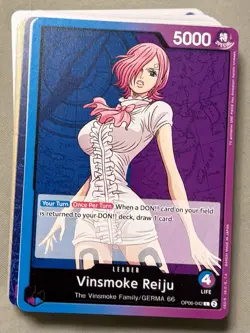 One Piece CCG Vinsmoke Reiju Full Deck Purple/blue - Image 1