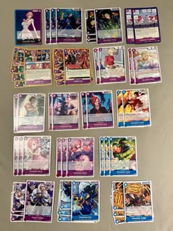 One Piece CCG Vinsmoke Reiju Full Deck Purple/blue - Image 2