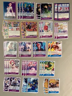 One Piece CCG Vinsmoke Reiju Full Deck Purple/blue - Image 3