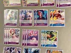 One Piece CCG Vinsmoke Reiju Full Deck Purple/blue - Image 5