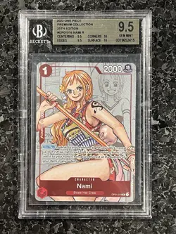 Nami - OP01-016 (Alternate Art) OP01-016 One Piece Promotion Cards BGS 9.5 - Image 1