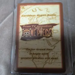 One Piece Carddass Hyper Battle C01 Luffy Foil 1999 Japanese Bandai Vintage VG - Image 4