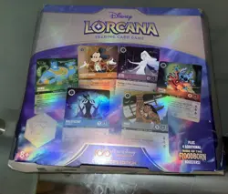 Lorcana Rise of Floodborn Disney 100 Gift Collectors Set D100 slightly damagedbx - Image 1