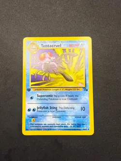 Tentacruel 44/62 | Fossil Set | 1st Edition | Pokemon Card | NM - Image 1