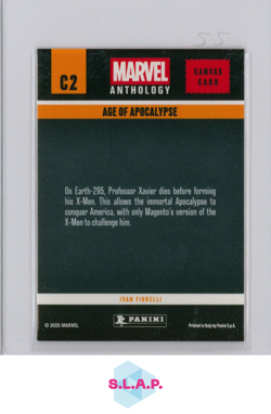 AGE OF APOCALYPSE PANINI C2 MARVEL ANTHOLOGY CANVAS CARD 2025 ENGLISH - Image 2