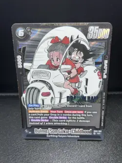 Dragon Ball Super Bulma/Son Goku SB01-057 Holo Double Strike English Card - Image 2