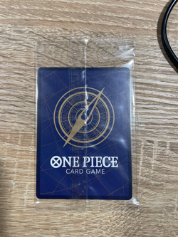 2022 One Piece Super Pre-Release Monkey D Luffy P-001 Silver Foil Winner Card - Image 2