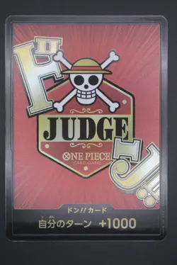 Don!! Judge Jolly Roger - 2025 Promo - Japanese - One Piece Card - Image 1