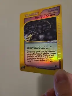 Strength Charm 150/165 Expedition Reader Series Set Reverse Holo Pokemon Card MP - Image 4