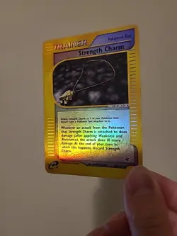 Strength Charm 150/165 Expedition Reader Series Set Reverse Holo Pokemon Card MP - Image 5