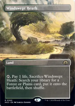 Windswept Heath (Borderless) Modern Horizons 3 - Magic MTG NM - Image 1
