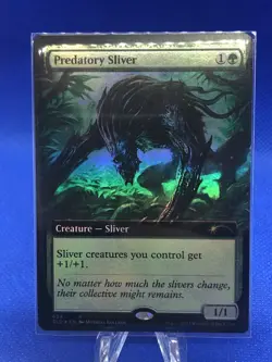 Predatory Sliver ~ Extended Art Foil ~ Secret Lair Drop ~ NM ~ MTG SLD Magic - Image 1