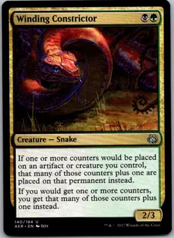 Winding Constrictor U The List Reprints 140 Lightly Played MTG - Image 1