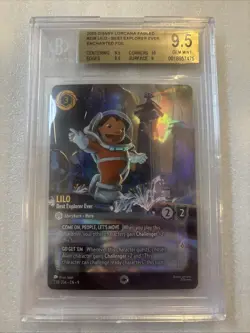 Disney Lorcana Fabled Lilo Best Explorer Ever Enchanted 238/204 BGS 9.5 - Image 1